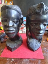 Têtes africaines sculptées d'occasion Têtes africaines sculptées d'occasion  Châteaulin