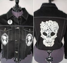 Veste jeans noir d'occasion  Clary