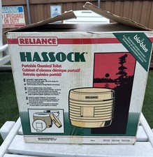 Banheiro Reliance Hassock portátil acampamento/exterior modelo nº 9844 comprar usado  Enviando para Brazil