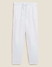 Linen tapered trouser for sale  BLACKBURN