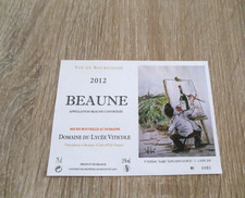 étiquette vin beaune d'occasion  Sainte-Marie
