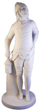 Figurine porcelaine biscuit d'occasion  Expédié en France