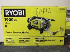 Lavadora de pressão elétrica com rodas de água fria Ryobi 1900PSI 1,2 GPM - Multicolor comprar usado  Enviando para Brazil