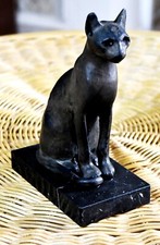 Statue chat egyptienne d'occasion  Tanlay