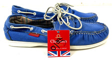 mens canvas deck shoes for sale  EXETER