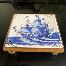 Teapot stand delft for sale  HALIFAX