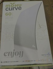 Usado, Antena HDTV amplificada interna Mohu Curve 60 milhas alcance estendido cinza - i comprar usado  Enviando para Brazil