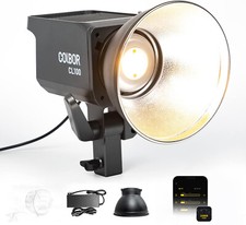 Luz de vídeo LED contínua Colbor CL100 100W 2700-6500K CRI 97 luz de fotografia comprar usado  Enviando para Brazil