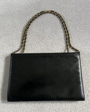 Vintage black leather for sale  BRISTOL