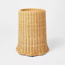 Scalloped rattan accent for sale  USA