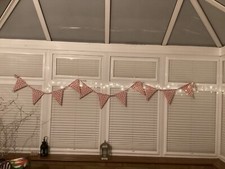 Handmade fabric bunting for sale  NEWBURY