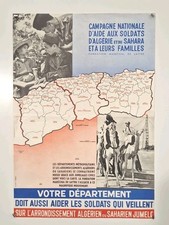Affiche algerie militariat d'occasion  La Tronche