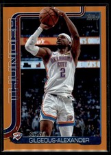 2025-26 Topps ORANGE Shai Gilgeous-Alexander Thunder #115 18/25 comprar usado 2025-26 Topps ORANGE Shai Gilgeous-Alexander Thunder #115 18/25 comprar usado  Enviando para Brazil