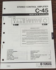 Pré-amplificador manual de serviço Yamaha C-45 - Original comprar usado  Enviando para Brazil