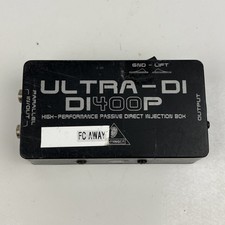 Usado, Caixa de injeção direta passiva Behringer Ultra-DI DI400P alto desempenho comprar usado  Enviando para Brazil
