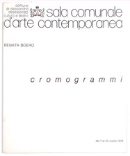 Renata boero cromogrammi usato  Milano