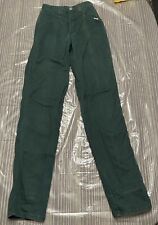 Pantalones de mezclilla vintage Rockies Rocky Mountain Bareback Western Riding verde mamá talla 3/4, usado segunda mano  Embacar hacia Argentina