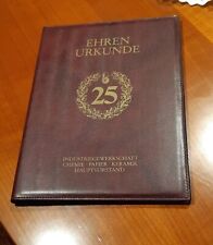 Ehrenurkunde mappe jahre gebraucht kaufen  Dresden