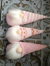 Three pink christmas for sale  BRIDGEND