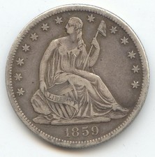 1859 seated liberty for sale  Wilmington