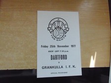 Amichevole 1977 dartford usato  Spedire a Italy