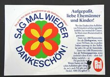 Werbe aufkleber prilblume gebraucht kaufen  Köln