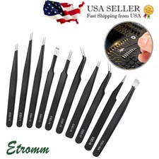 9 peças kit de ferramentas de aço inoxidável reparo manutenção ESD conjunto de pinças antiestáticas comprar usado  Enviando para Brazil