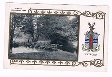 Watford postcard cassiobury for sale  YEOVIL