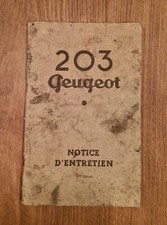 Peugeot 203 carnet d'occasion  Laudun-l'Ardoise