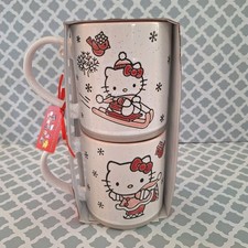 Conjunto de canecas Hello Kitty esportes de inverno 21 oz patins trenó céu azul 2024 comprar usado  Enviando para Brazil
