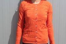 Hermes cardigan orange d'occasion  Seyssel