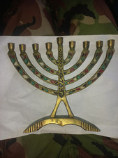 Jewish menorah old for sale  BLACKPOOL