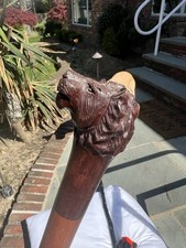Hand carved lion for sale  Sayville