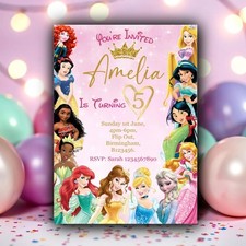 Personalised princess birthday for sale  TIPTON