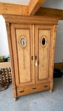 Antique pine wardrobe for sale  UK