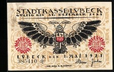 Notgeld lübeck 1921 gebraucht kaufen  Berlin
