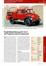 FLF 25-V Magirus-Deutz F Mercur 125 A Berlin-Schönefeld / Infokarte FWF comprar usado  Enviando para Brazil