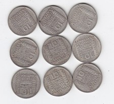 Lot pièces francs d'occasion  Nuits-Saint-Georges