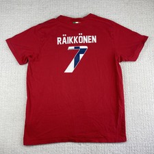 Camiseta masculina Ferrari Official Licensed Product #7 Kimi Raikkonen F1 vermelha GG comprar usado  Enviando para Brazil
