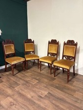 Four edwardian carved for sale  WREXHAM