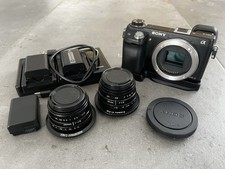 Sony Alpha NEX-6 16.1MP + Grip + 3 baterias + 2 lentes, obturador CT (6745) comprar usado  Enviando para Brazil