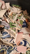 Mosaico de cerâmica marinha tombado (3 lb) peças de porcelana joias - pedidos personalizados comprar usado  Enviando para Brazil
