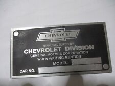 Typenschild schild chevy gebraucht kaufen  Deutschland