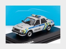 ABREX 143ABSX-712XX SKODA - 120L POLICE 1984 - ARGENT BLEU JAUNE - 1/43, używany na sprzedaż  Wysyłka do Poland