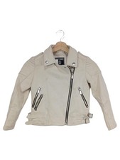 Kinder lederjacke beige gebraucht kaufen  Deutschland