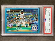 2011 Topps Opening Day ICHIRO SUZUKI Mariners HOF Azul SP /2011 #110 Estado perfeito PSA 9, usado comprar usado  Enviando para Brazil