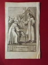 Santo Eleuterio De Spoleto Estampa Antigua 1819 Aguafuerte Original comprar usado  Enviando para Brazil