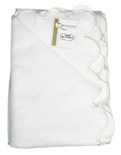 Cobertor de berço Quiltex recortado borda de cetim lã 36x50 vintage branco marfim comprar usado  Enviando para Brazil