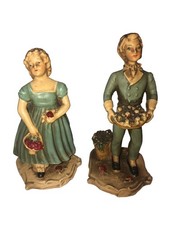 Antique chalk figurines for sale  Winamac
