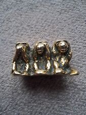 Vintage brass three for sale  NORTHAMPTON